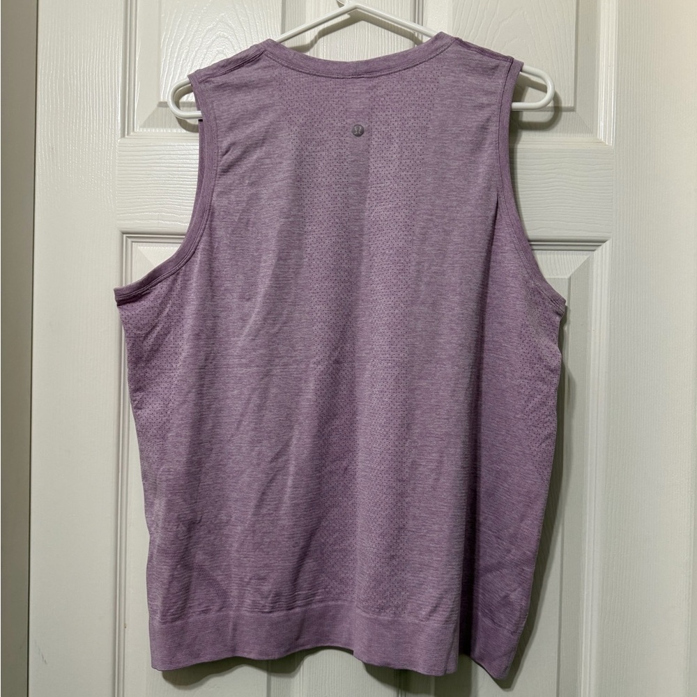 Lululemon swiftly breathe muscle tank top size 12 euc - Picture 2 of 5